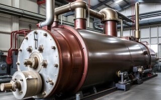 Как устроены и где применяются промышленные паровые котлы на твердом топливе