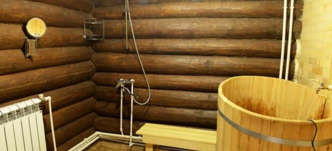 Моечное отделение в бане