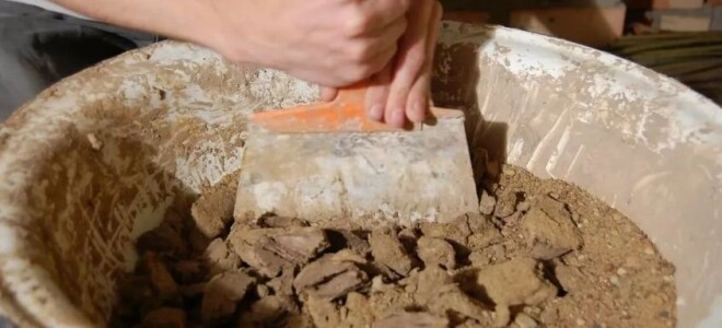 Материалы для печей: песок и шамот