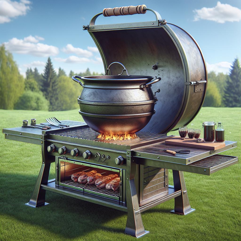 Мангальная станция: как сделать удобный мангал с печью под казан для дачи и выездов
